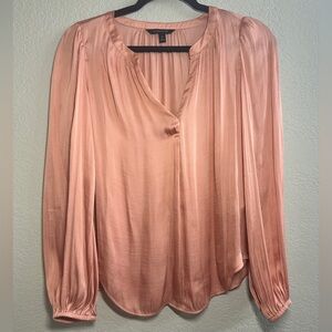Banana Republic Blush Pink Long Sleeve Blouse | XS
